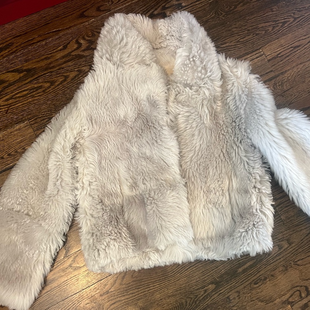 AllSaints Women's Shearling/Leather Jacket